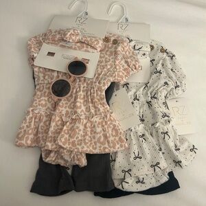 Rachel Zoe lot Size 0-3 4 piece outfits x 2